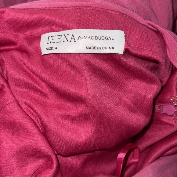 NWOT Mac Duggal Draped Back slit Jersey Gown size 4 - Picture 5 of 8